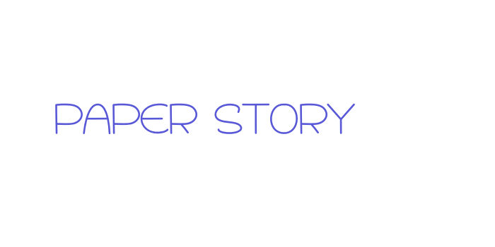 Paper Story Font Download