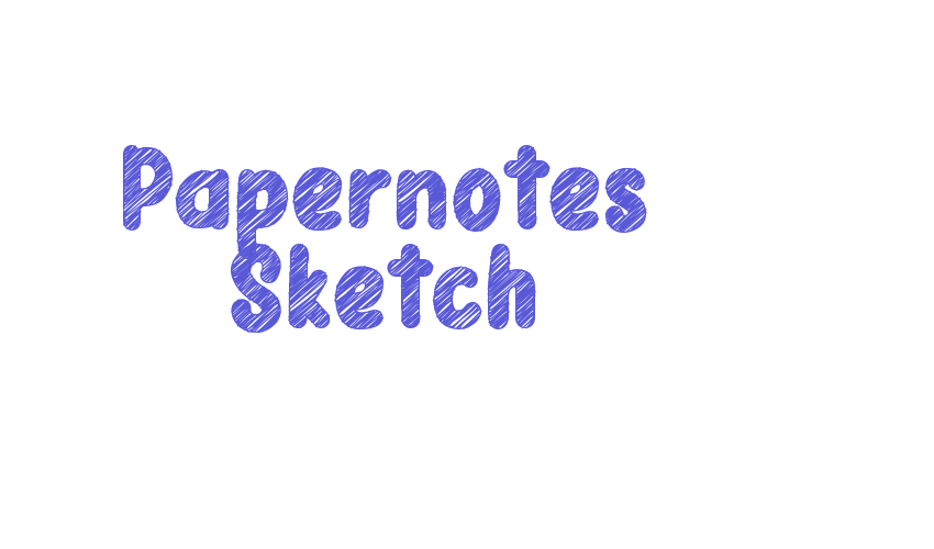 Papernotes Sketch Font