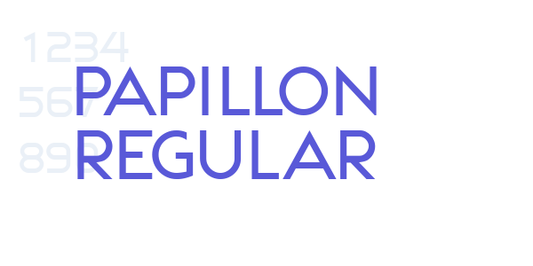 Papillon Regular font free