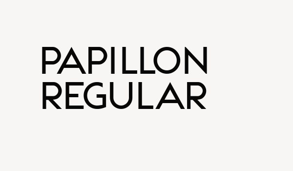 Papillon Regular Font