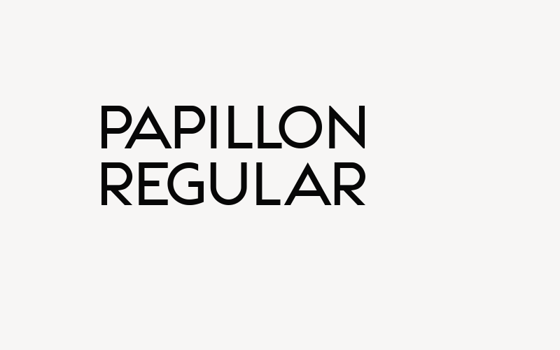 Papillon Regular Font