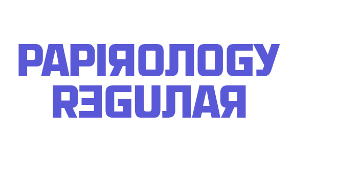 Papirology Regular Font Download