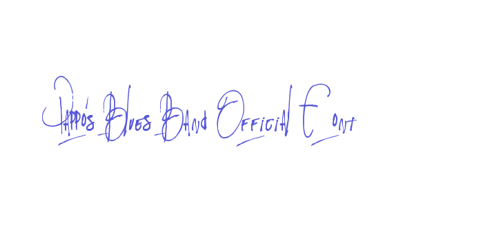 Pappo’s Blues Band Official Font Font Download