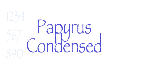 Papyrus Condensed-font-download