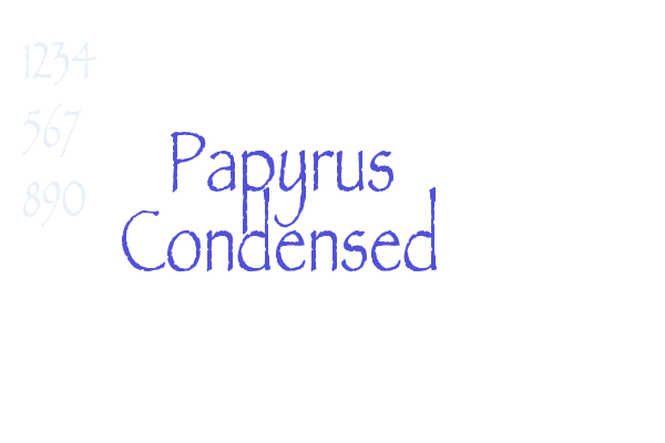 Papyrus Condensed