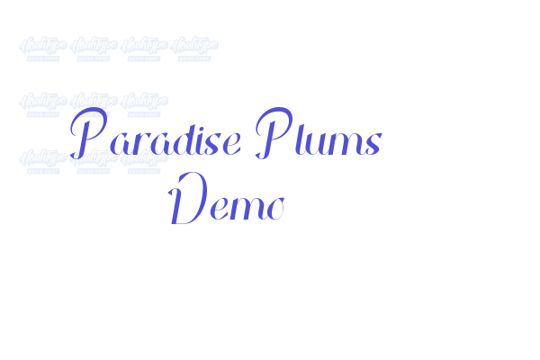 Paradise Plums Demo