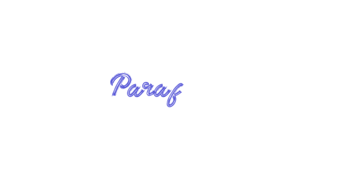 Paraf Font