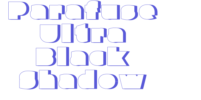 Parafuse Ultra Black Shadow Font Download