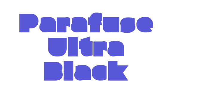 Parafuse Ultra Black Font Download