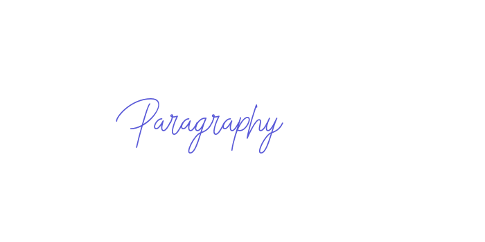 Paragraphy Font