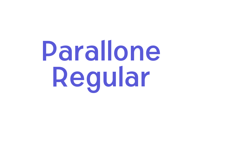 Parallone Regular Font Download