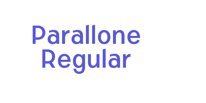 Parallone Regular Font Download