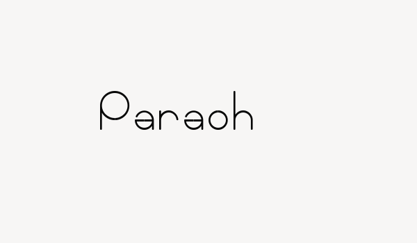 Paraoh Font