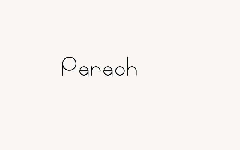 Paraoh Font