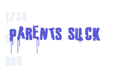 Parents Suck Font Download