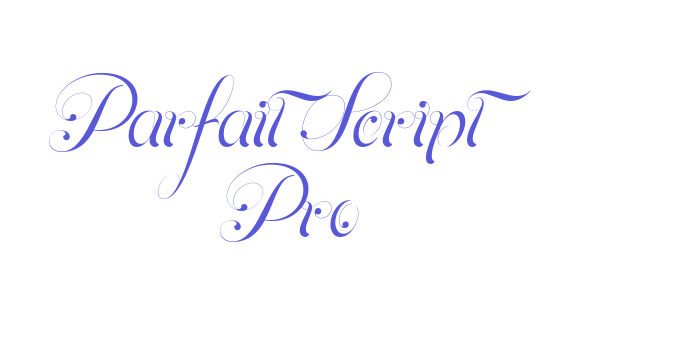 Parfait Script Pro Font