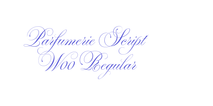 Parfumerie Script W00 Regular Font Download