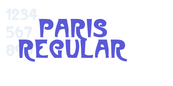 Paris Regular font free