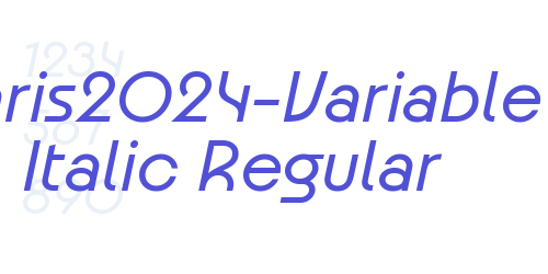 Paris2024-Variable Italic Regular-font-download