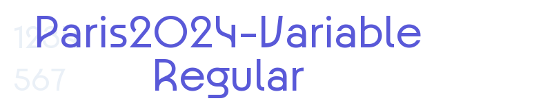 Paris2024-Variable Regular-related font