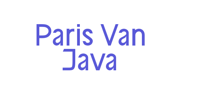 Paris Van Java Font Download