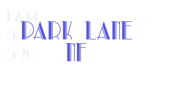 Park Lane NF font free