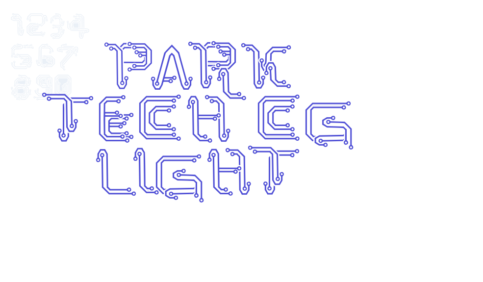 Park Tech CG Light-font-download