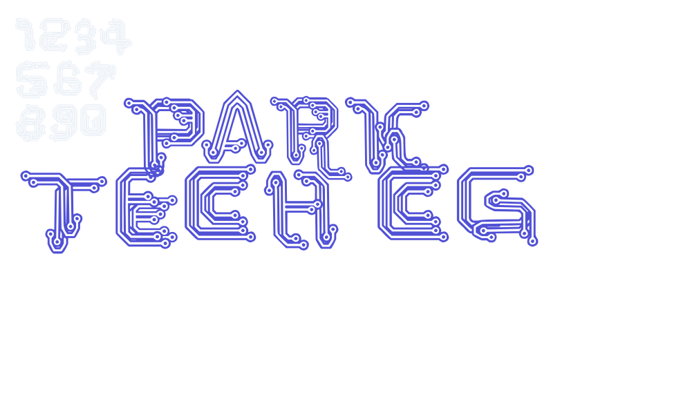 Park Tech CG-font-download