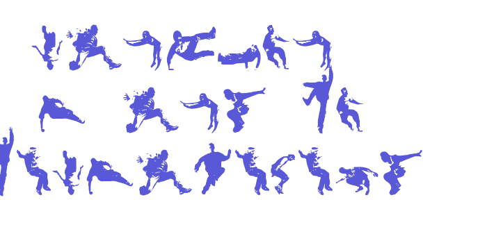 Parkour – L art du deplacement Font