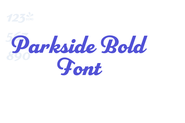 Parkside Bold Font