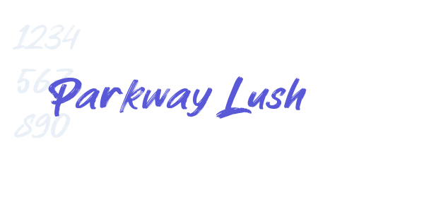 Parkway Lush font free