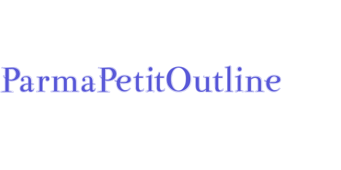 ParmaPetitOutline Font Download