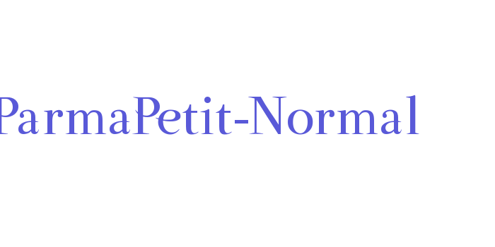 ParmaPetit-Normal Font Download