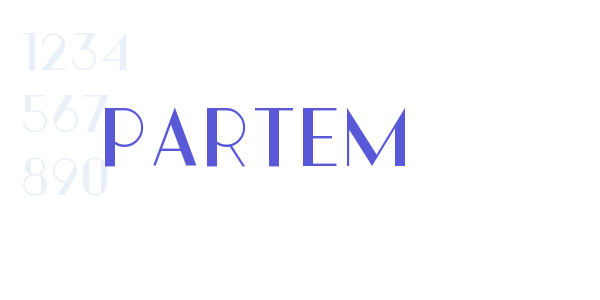 Partem font free