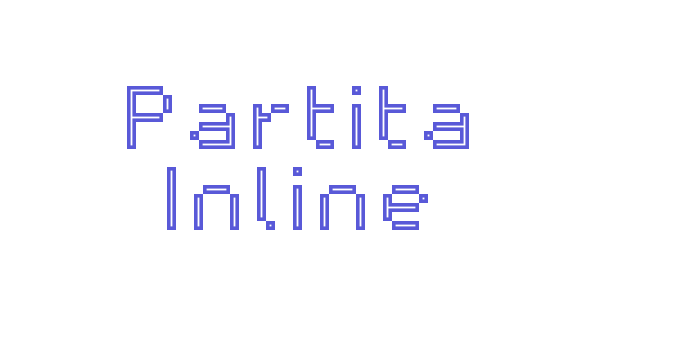 Partita Inline Font Download