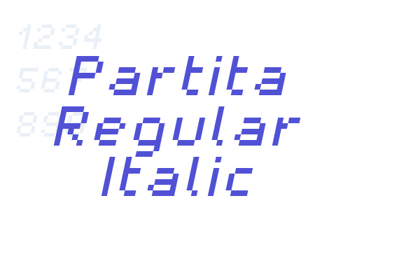Partita Regular Italic