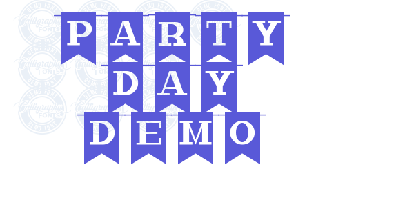 Party Day Demo font free