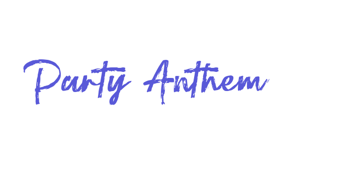 Party Anthem Font Download