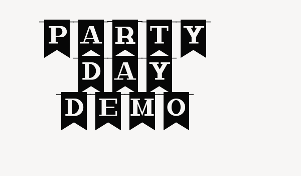 Party Day Demo Font