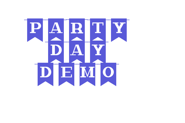 Party Day Demo Font