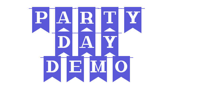 Party Day Demo Font Download