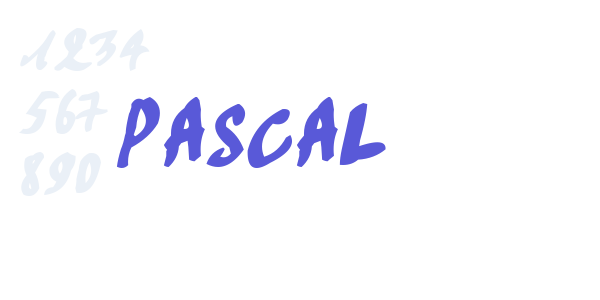 Pascal font free