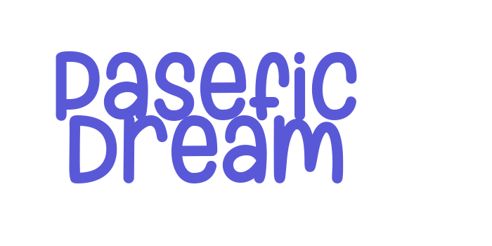 Pasefic Dream Font