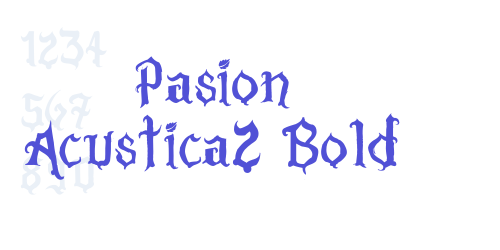 Pasion Acustica2 Bold-font-download