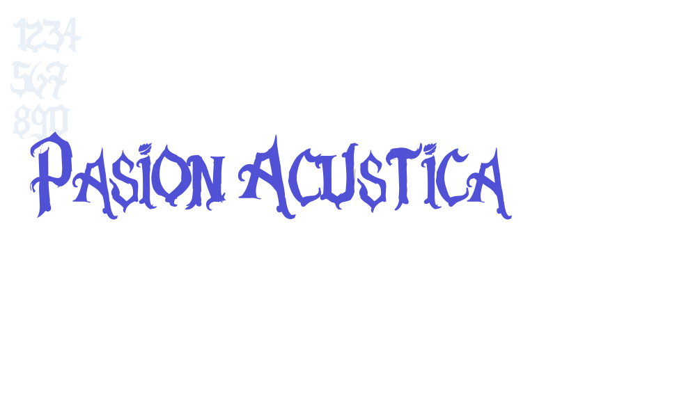 Pasion Acustica-font-download