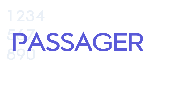 Passager font free