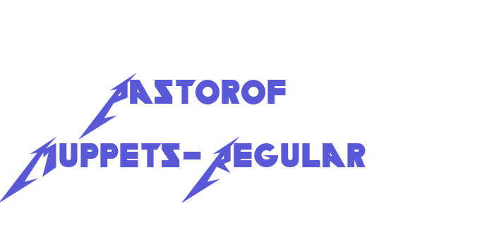 Pastorof Muppets-Regular Font