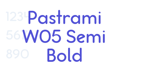 Pastrami W05 Semi Bold-font-download