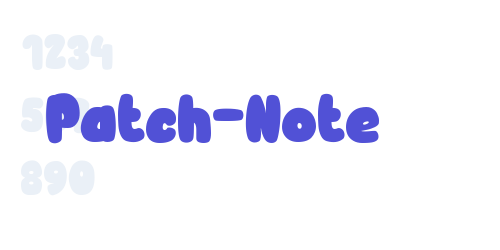 Patch-Note-font-download