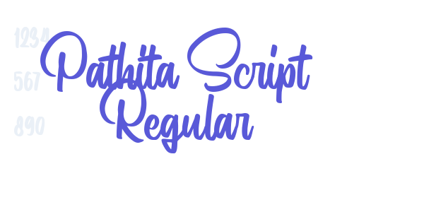 Pathita Script Regular font